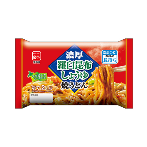 菊水 濃厚焼うどん 羅臼昆布しょうゆ 180g×2